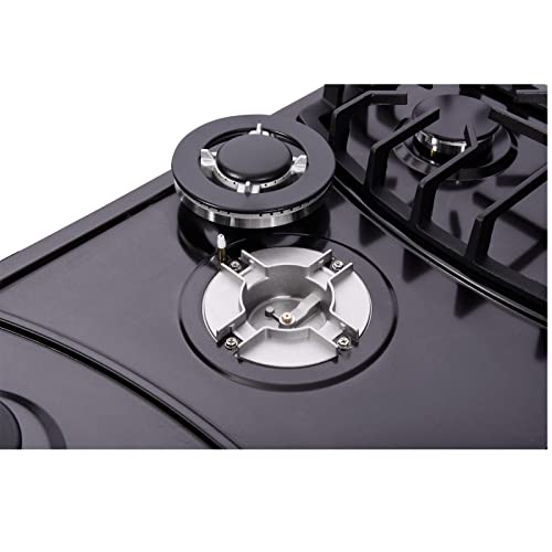 Deli-Kit 30 Inch Gas Cooktop Dual Fuel Sealed 5 Burners Stainless Steel Gas Cooktop Gas Hob Dk257-A03B Gas Cooker #TOP3