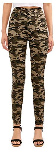 No Boundaries Junior's Camo High Rise Skinny Jeans - 5