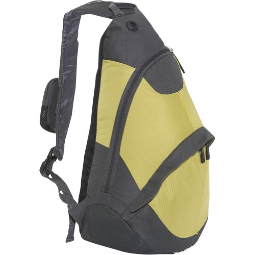 Everest Luggage Deluxe Sling Bag, Charcoal/Pistachio, Pistachio/Charcoal, One Size