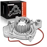 A-Premium Engine Water Pump Compatible with Honda Civic 1988-1995, Civic del Sol 1993-1995, CRX 1988-1991, 1.5L 1.6L