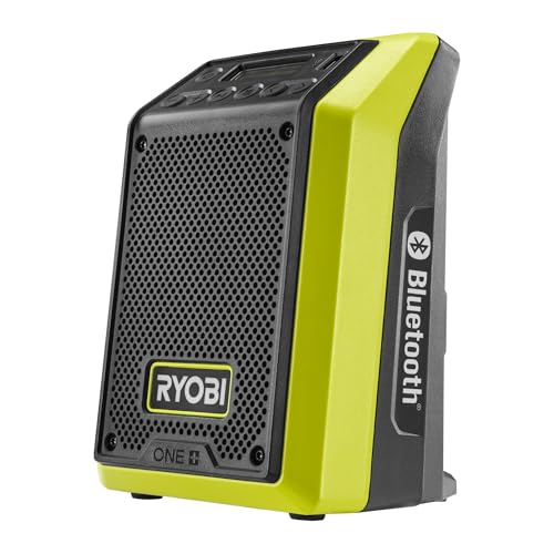 RYOBI - Radio Dab+ Bluetooth - 18V One+ - RRDAB18-0 - Musique Chantier, Radio numérique, USB, compacte - Batterie Non Incluse