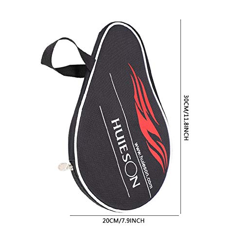 Keenso Pong Paddle Bag, Table Tennis Bat Case Pocket Table Tennis Paddle Racket Cover with Balls Pouch - Image 7