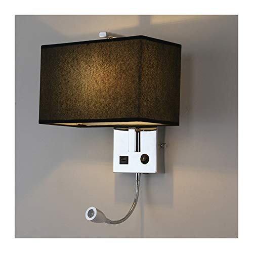 Applique murale de chevet en métal luminaire haut de gamme hôtel