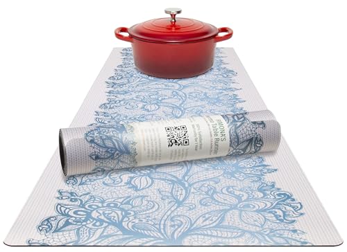 RIMONA'S Thermo Heat Resistant Table Runner and Trivet for Hot Dishes - Waterproof Hot Plates to Protect Table and Countertop - Kitchen & Dining 350F Heat Protector 40