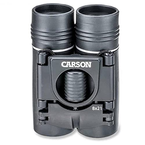 Binóculo compacto dobrável ultraleve Kinglet Série KB Carson 8 x 21 mm