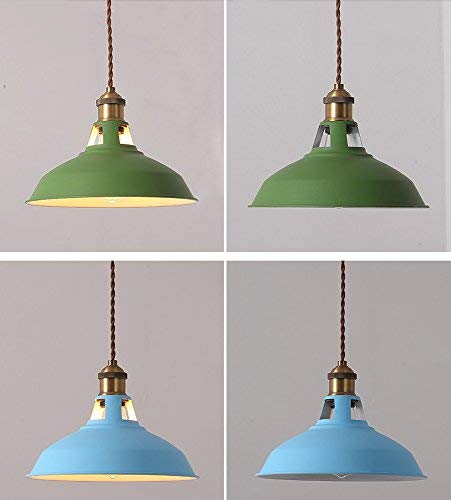 Lampe suspendue fer macaron pour éclairage table à manger et bar chic - 4