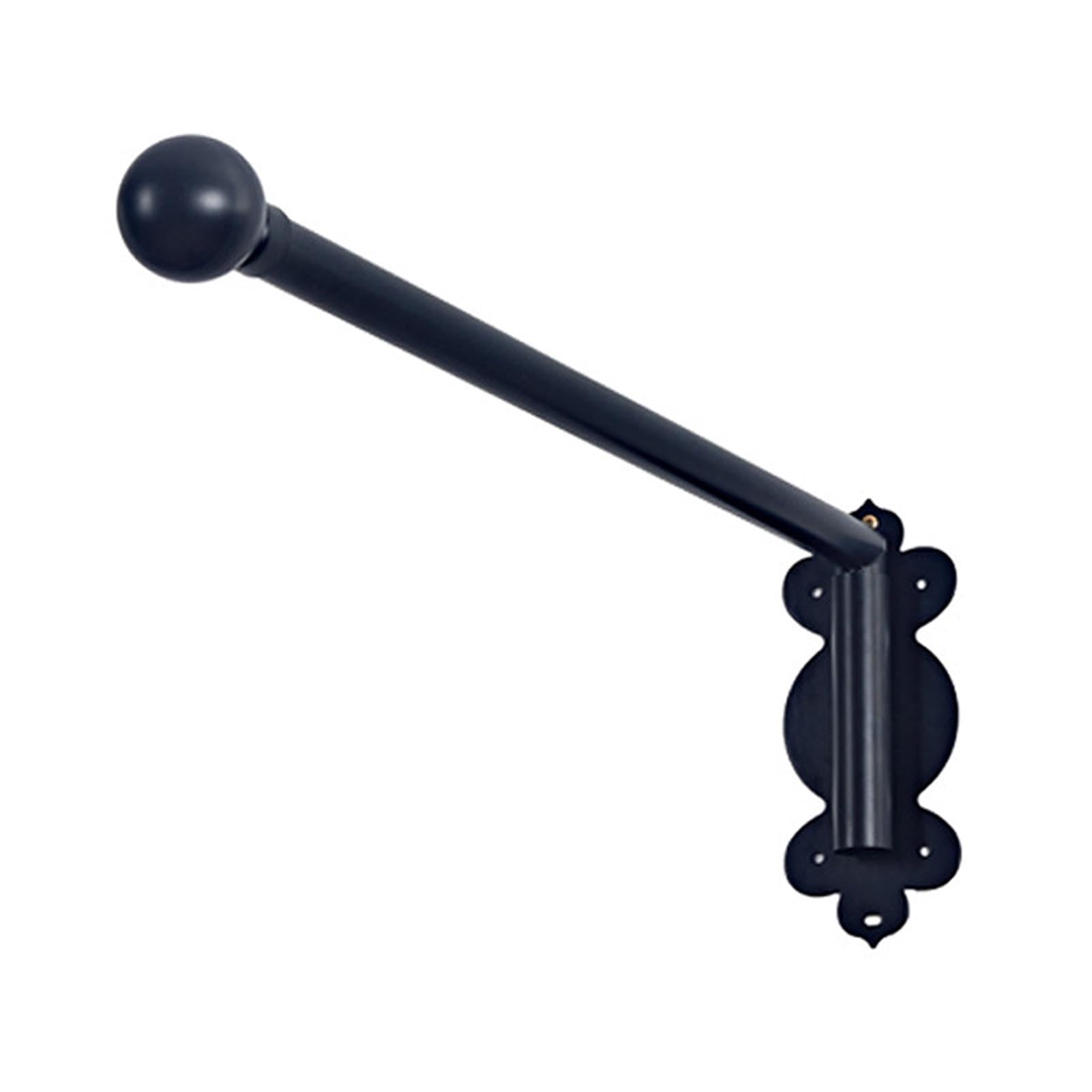 GLDYTVF Curtain Rod for Easy Drapery MovementWindow Display Stand for Shops Kitchen & Bathroom Black 90cm/35in - Ideal for Home Decor