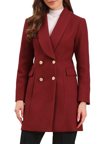Manteau d'hiver douillet contre le froid avec poches chaudes et col protecteur