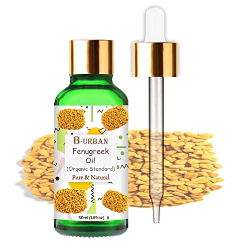 Image of B-Urban Fenugreek Oil Cosmetic Grade - 50 ml - Herbal Seed Oil for Skin Hair Scalp Massage Blends & DIY Beauty Formulations