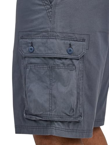 Lee Wyoming Cargo-Shorts für Herren, groß und hoch, mit Gürtel, Sportliches Blau, 52 Big 4