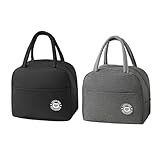 Matériau:l'extérieur de notre sac à lunch est en tissu oxford,durable et imperméable,l'intérieur est en feuille d'aluminium,et offre une isolation thermique parfaite,gardant les aliments au frais ou au chaud.
