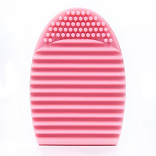 Tenworld Pro Make Up Washing Brush Scrubber Board Cosmetic Clean Tool (Pink)