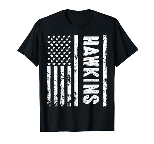 Hawkins Last Name Funny Surname Team Hawkins Family Reunion T-Shirt
