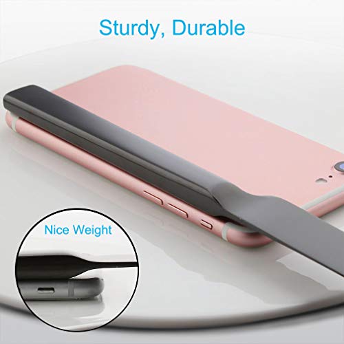 Dinner Knives Set of 6, Black Flatware Replacement High Carbon Stainless Steel Heavy Duty Silverware Knife Bulk, 9-Inch Eating Utensils Sets, 6-Piece Table Knives Mirror Finished, Dishwasher Safe - Thumbnail 6