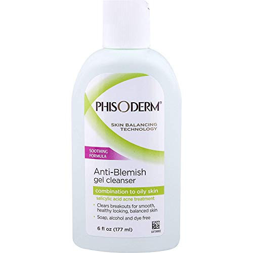 pHisoderm Anti-Blemish Gel Cleanser 6 Fluid Ounce (Pack of 5)