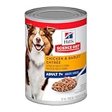 Hill's Science Diet Adult 7+, alimento húmedo para perros senior, 12 Pack c/u 369 g