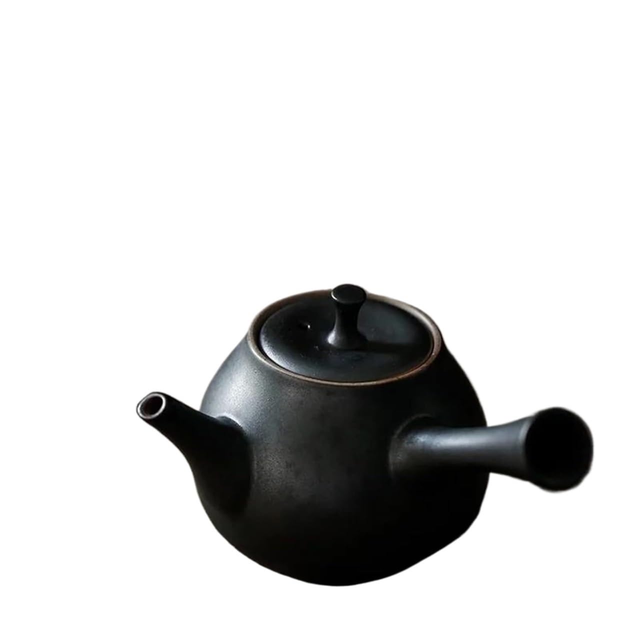 Czajnik, zestawy do herbaty podróżnej, zestaw do herbaty popołudniowej z ceramicznym uchwytem w stylu retro, japoński zestaw do herbaty Kung Fu, czajniczek z uchwytem, kamionka do użytku domowego, p