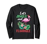 Photo Gallery funny flamingo christmas - let s jingle and flamingle maglia a manica Photo Gallery funny flamingo christmas - let s jingle and flamingle maglia a manica