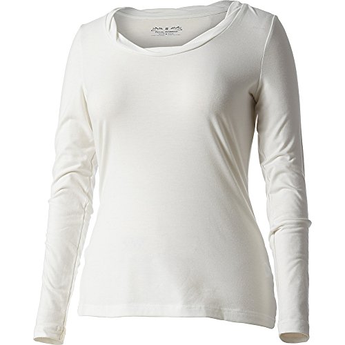 Royal Robbins Women's Essential Tencel Twist Neck Crew Long Sleeve T-Shirt