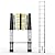 Telescoping Extension Ladder 12.5FT, Aluminum Telescopic Ladders with Carry Bag for Outdoor Indoor Use