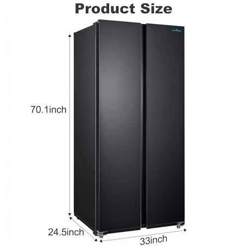 iceBlue 15.6 Cu.Ft. Side-by-Side Refrigerator