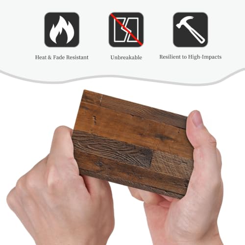 Rustic Brown Wood Board Natural Grain Print Light Switch Cover Plate 1 Gang No Device Blank Electrical Wall Plates Faceplate Decorative Switch Plate Covers for Farmhouse Home Decor by Nijuodnijir - Used condition - Image 6