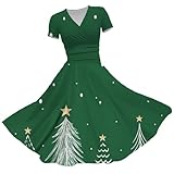 cfpqv 2024 European and American Station V Neck Short Sleeved Dress Glitter Dress Black, N, XXL