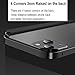 KUGEW for iPhone 16 Pro Bumper Case Metal, Aluminum Alloy + TPU Bumper Frame Slim Fit No Back Design Excellent Heat Dissipation Wireless Charging Compatible 4 Corner Raised Shockproof (Black)