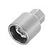 X AUTOHAUX P Wheel Lock Lug Nut Anti Theft Lug Nut Screw Removal Socket Key Wheel Lock Key for Audi A4L A5 A6L Q2L Q3 Q5 A8