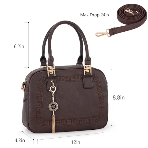 Image of Montana West Small Purses for Women Tassel Crossbody Satchel Handbag with Detachable Shoulder Strap