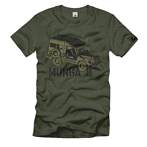 T-shirt Munga 8 armée allemande : fini les maillots déformés après le lavage