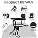 Heidouse Bike Seat for Kids Front Mounted Toddler Bike Seat Easy to Install with Back Rest, Foot Pedal, Quick Realease Attachment for Children 2-5 Years, Style2, Cycling
