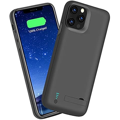 SITONG Battery Case for iPhone 12 & iPhone 12 Pro, 5000mAh Rechargeable Extended Battery Charging Charger Case, Add 100% Extra Juice, Support Wire Headphones (6.1 inch) Cover