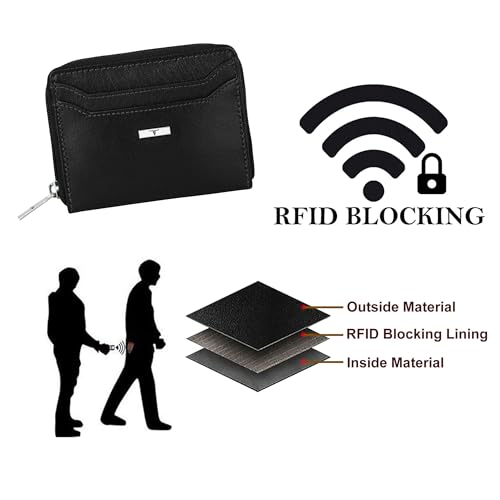 Image of URBAN FOREST Claire Aniline Black Leather Wallet for Women