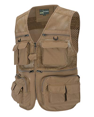 Summer Fishing Gilet Mens Mesh Utility Sleeveless Jacket Quick Dry Hunting Hiking Waistcoat Multi Pockets Casual Vest - Image 3