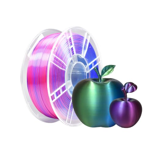 iBOSS Silk Tricolor PLA+ Filament 1.75mm, Silky Shine, High Tenacity, FDM 3D Printer Filament, Dimensional Accuracy +/- 