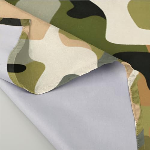 Servilletas de tela camuflaje militar set 6 50.5x50.5 cm miniatura 3