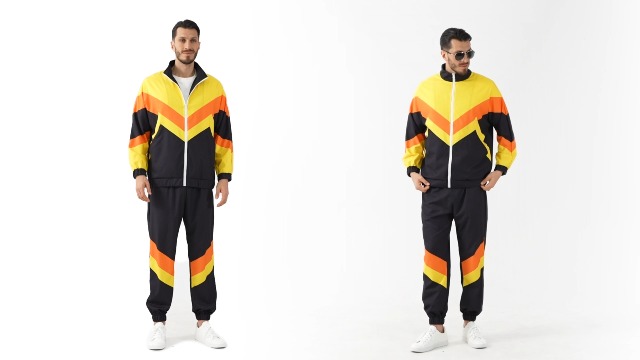 Amazon.com: Deaboat 80s Outfit for Men 90s Tracksuit Costumes Mens