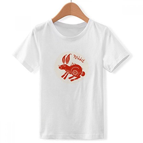 T-shirt grand garçon zodiaque de l'Année du Lapin, cadeau idéal