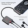 Nubia RedMagic USB C to 3.5mm 1/8 Inch Headphone and Charger Adapter, Dual USB C to Aux Audio Jack with PD Fast Charging Dongle Cable Cord for iPhone 17/16/15, Galaxy S25/S24/S23, Google Pixel 10/9