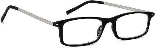 Lenskart Reading Glasses | Men &amp; Women | Rectangular Full Rim | + 1 Power | LR E13701