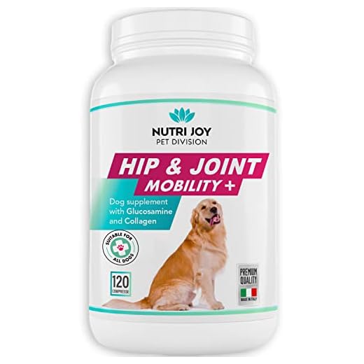 Integratori per Cani Articolazioni [ 120 COMPRESSE ] Fornitura 3/6 Mesi | Made in Italy | Integratore per Cani Naturale con Curcuma | Collagene, Glucosamina, Condroitina