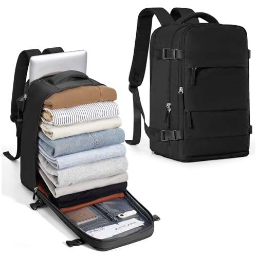 Bjlfs Mochila Viaje Cabina Avion 40x30x20 Ryanair Wizzair Mochila Al Vacío Maleta Equipaje De Mano 40x20x25 Vueling Bolsa De Viaje Hombre Maletas De Viaje Cabina Mochila Portatil,Negro Ligero Bjlfs Mochila Viaje Cabina Avion 40x30x20 Ryanair Wizzair Mochila Al Vacío Maleta Equipaje De Mano 40x20x25 Vueling Bolsa De Viaje Hombre Maletas De Viaje Cabina Mochila Portatil,Negro Ligero