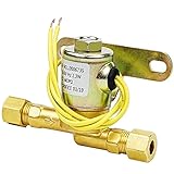 Humidifier Water Solenoid Valve 4040 for Aprilaire Whole House Humidifier 400 400M 500 500M 600 600M 558 550A 550 568 560A 700M 768 760A 760| 24 Volts | 2.3 Watts | 60 HZ-Yellow by TOMOON
