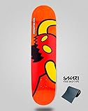  Toy Machine TM 8.25 Vice Monster Monopatín Skate Skateboard Deck Orange
