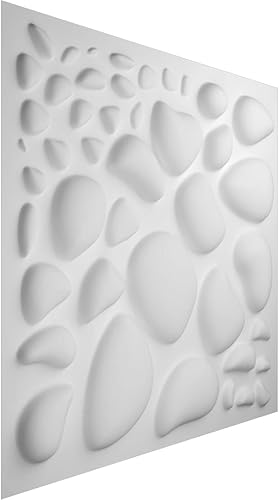 Miniatura 3 de Ekena Millwork WP20X20SLWH-CASE-50 19 5/8 pulgadas de ancho x 19 5/8 pulgadas de alto Shale EnduraWall Decorativo 3D Panel de Pared Cubre 133.73