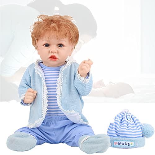 DNIER 22 Zoll 55 cm Realistische Reborn Babypuppe, Silicon Puppe, Neugeborenen Puppe, Das Beste Geburtstags – Bild 4