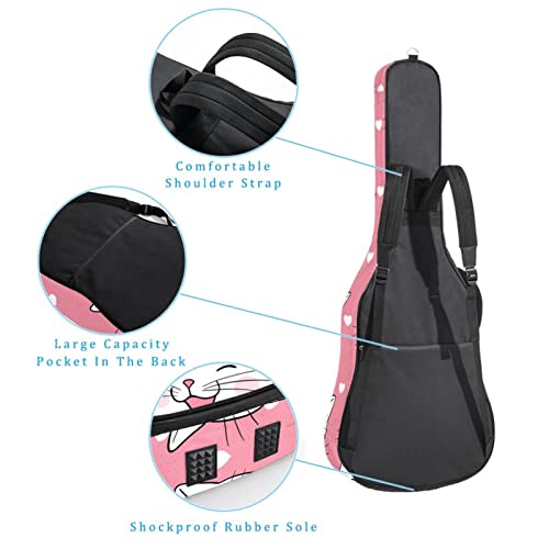 Hondank Housse de protection épaisse en éponge imperméable pour guitare acoustique, électrique, basse, guitare classique… - Les Beatles, Paul McCartney, John Lennon, RIngo Starr, George Harrison Hondank Housse de protection épaisse en éponge imperméable pour guitare acoustique, électrique, basse, guitare classique… – Image 3