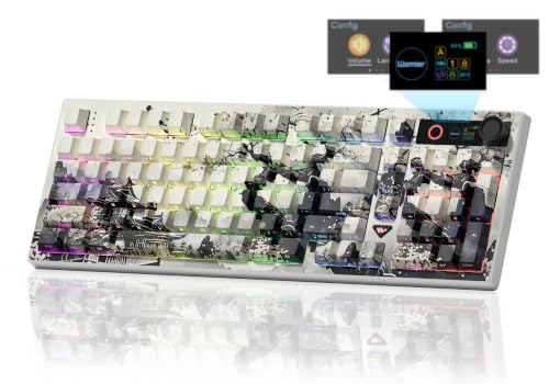Image of Womier Wireless Mechanical Keyboard with Number Pad, Thocky Keyboard-L98