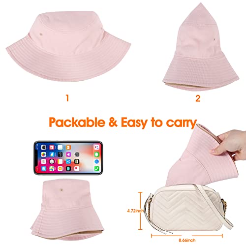 Hh Hofnen Bucket Hats For Women Mens Summer Beach Sun Hat With Strings Fisherman Hats Packable Beach Hat For Travel #TOP5